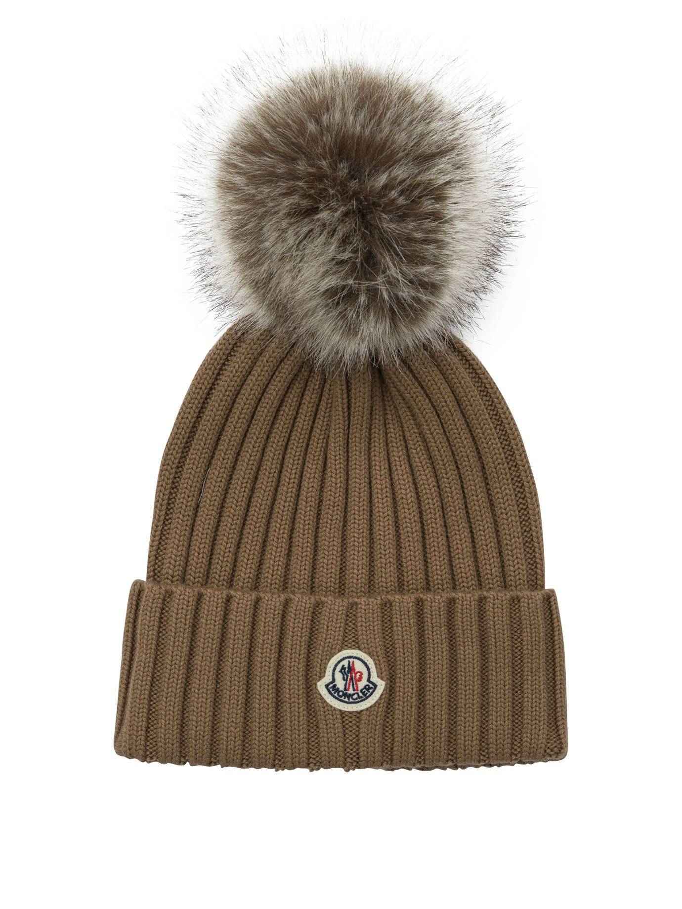 Moncler Wool Beanie With Pompom - 1