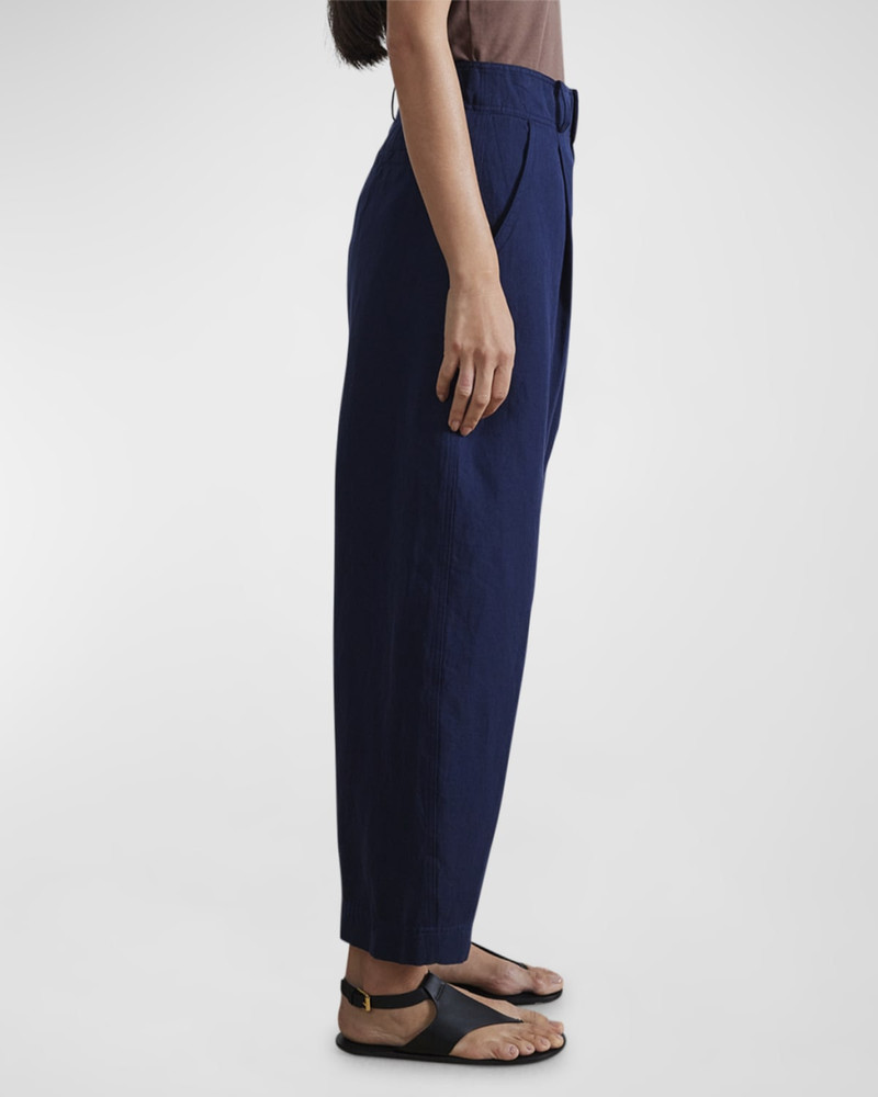 Bari Cropped Wide-Leg Pants 6
