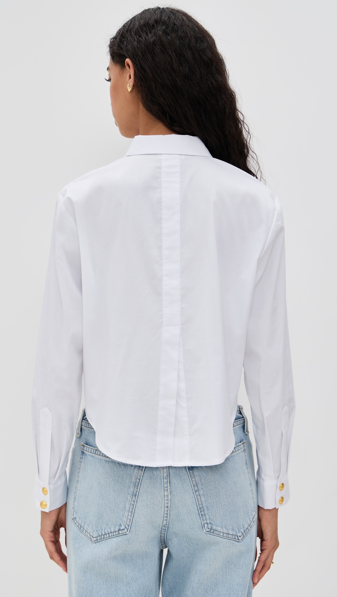 Cosette Crop High Low Shirt - 2