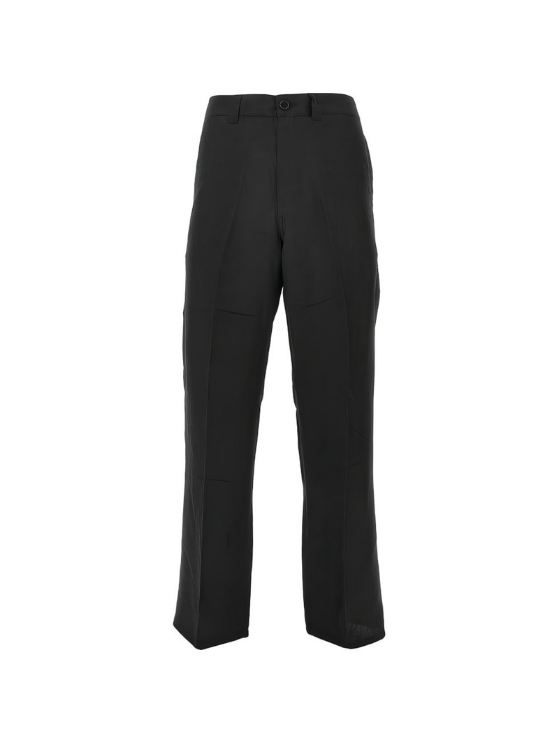 panelled straight trousers 1