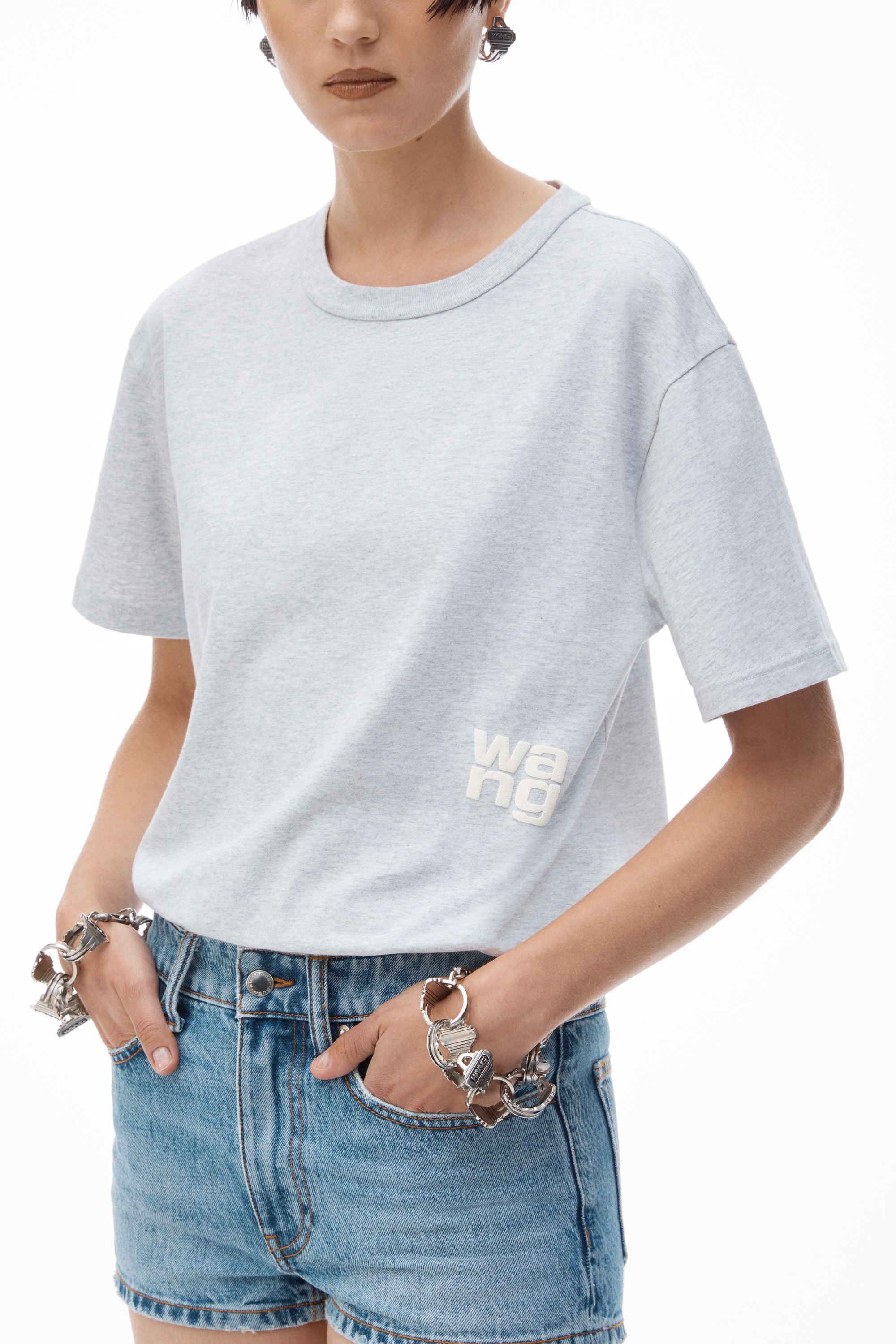 puff logo tee in cotton jersey - 3