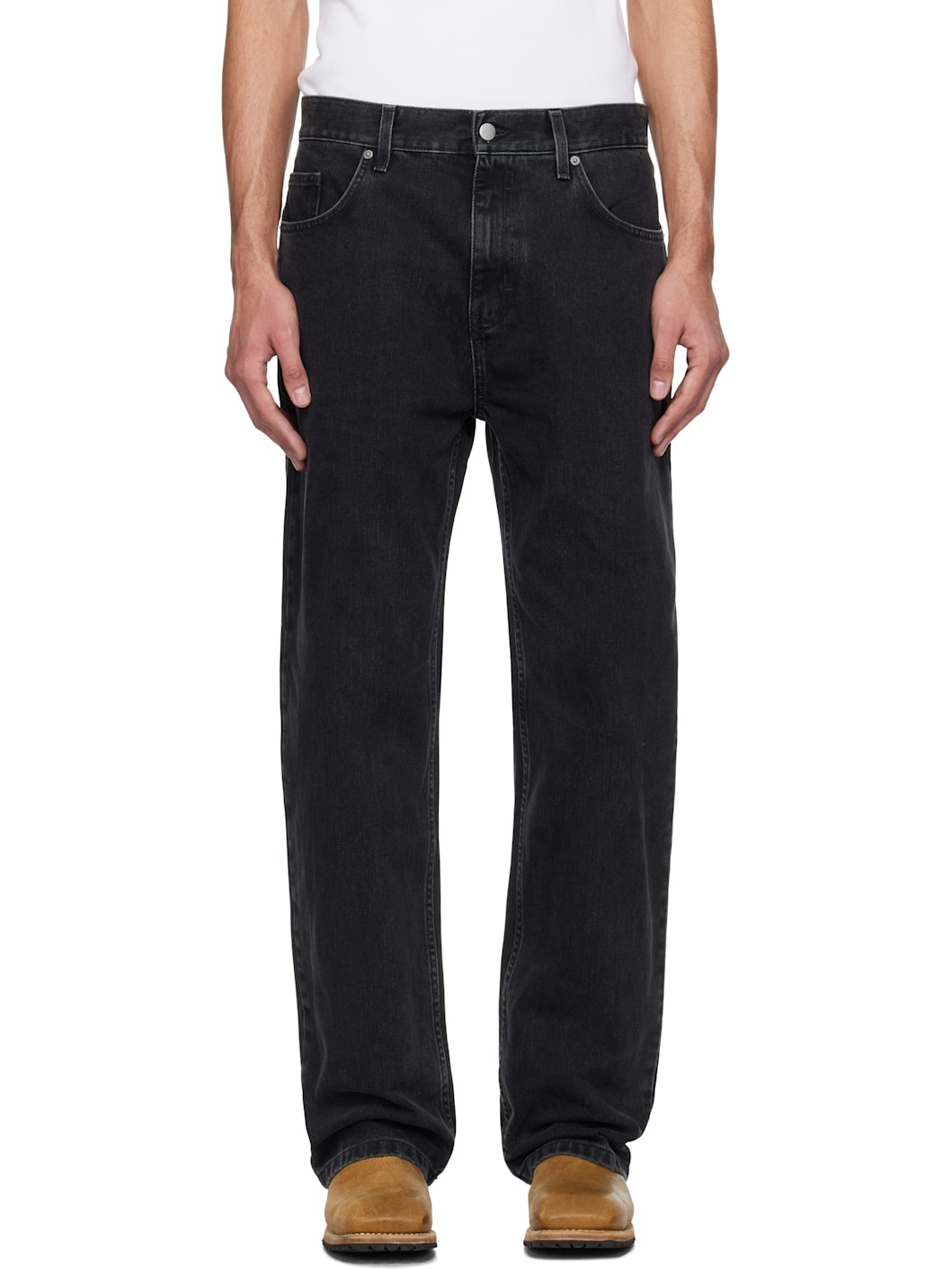 Black Archive Straight Jeans - 1