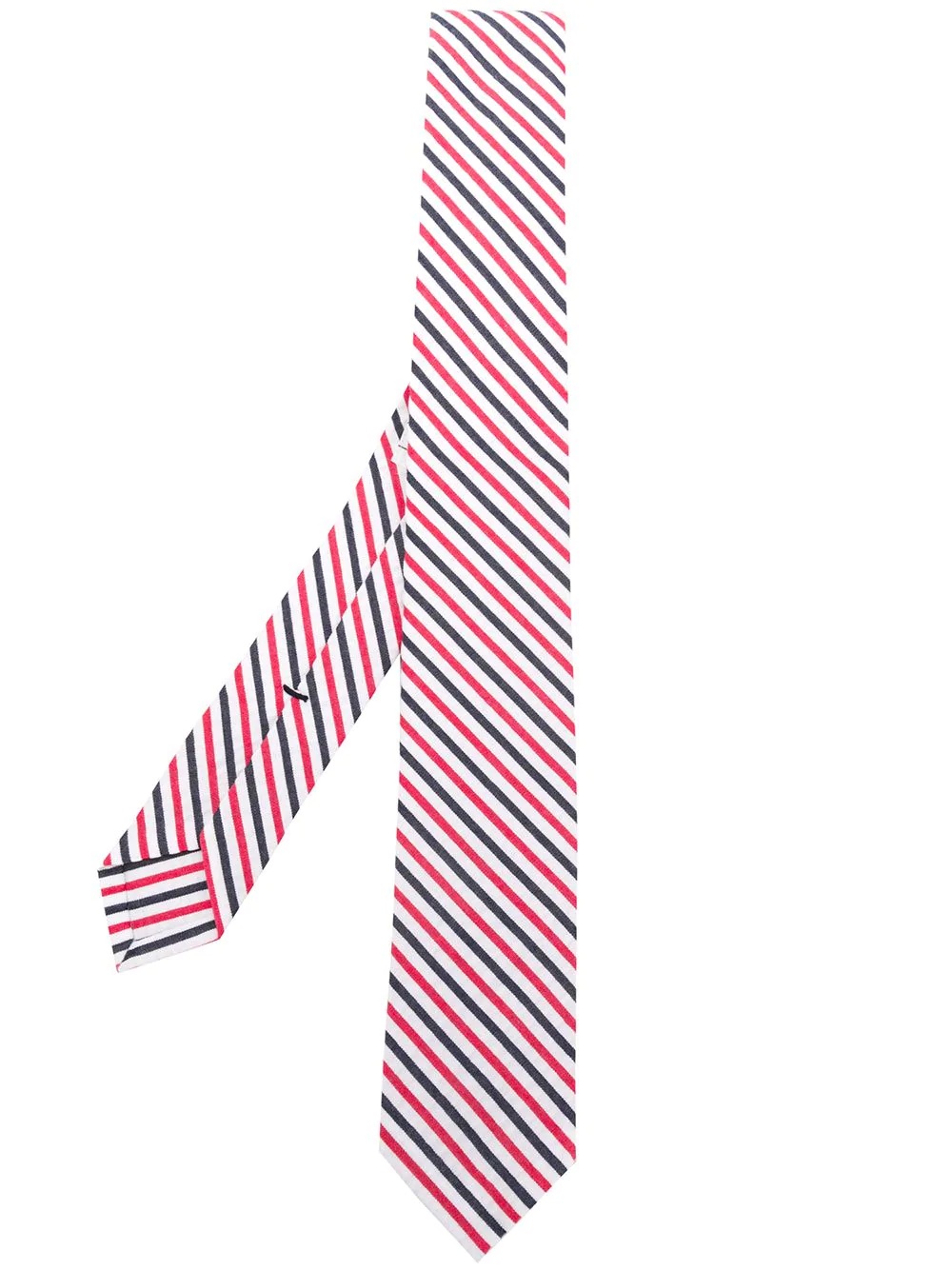 seersucker stripe tie - 1