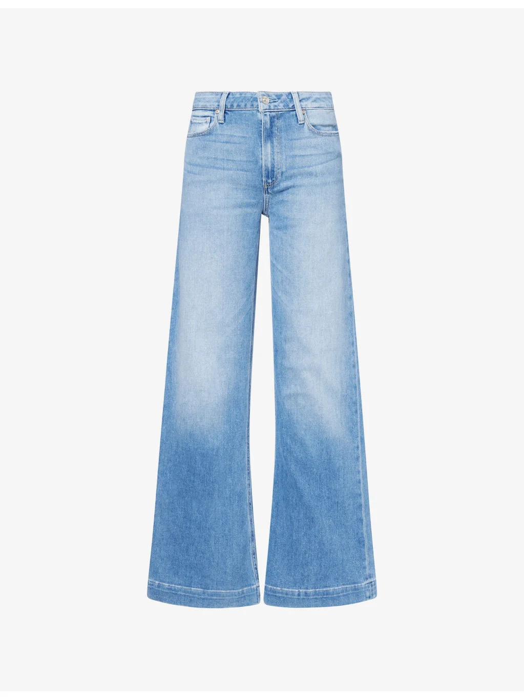 Leenah High Rise Slim Cotton Denim Jeans - 1