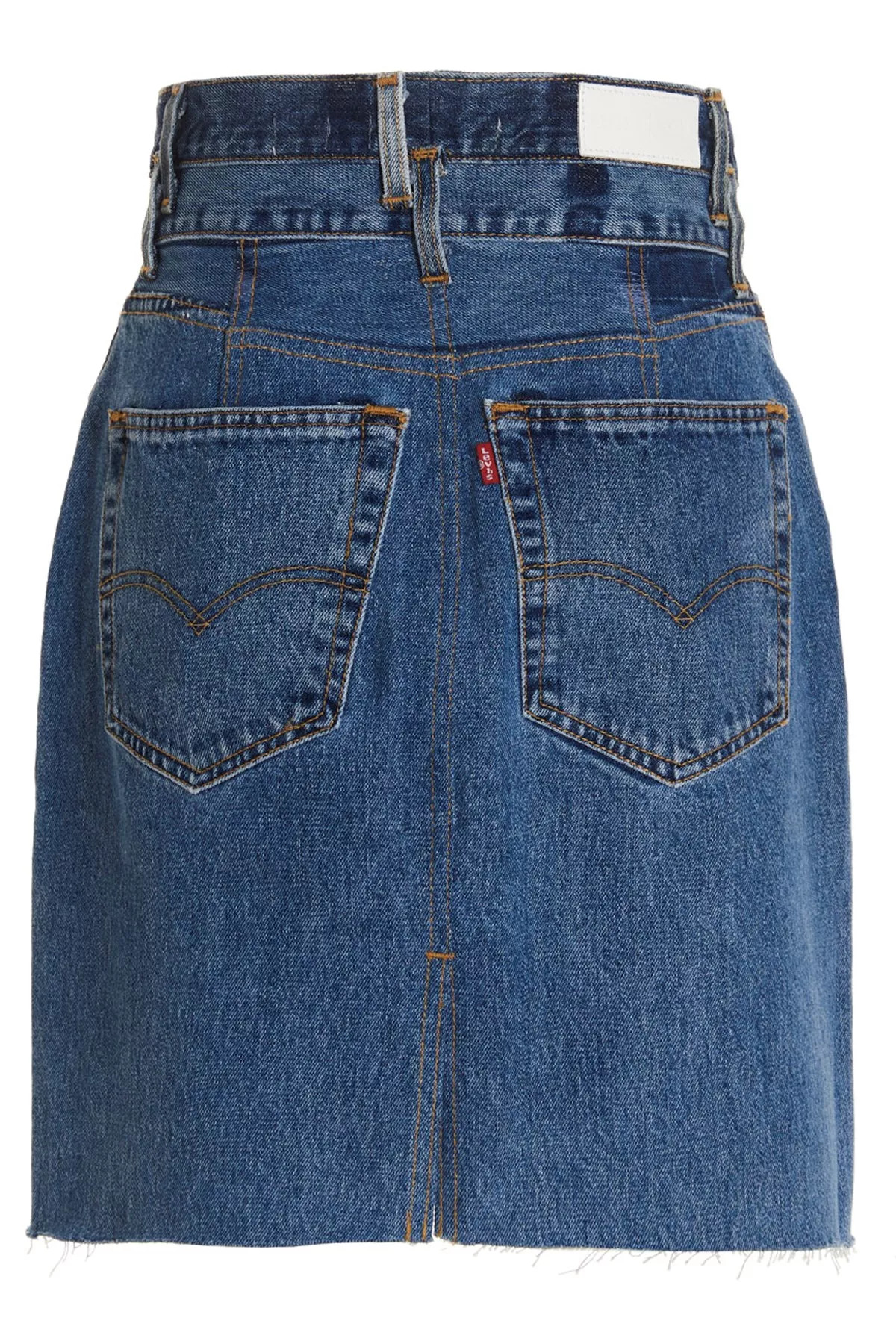 'Double Waisted Pencil' Re Done x Levi's skirt - 5