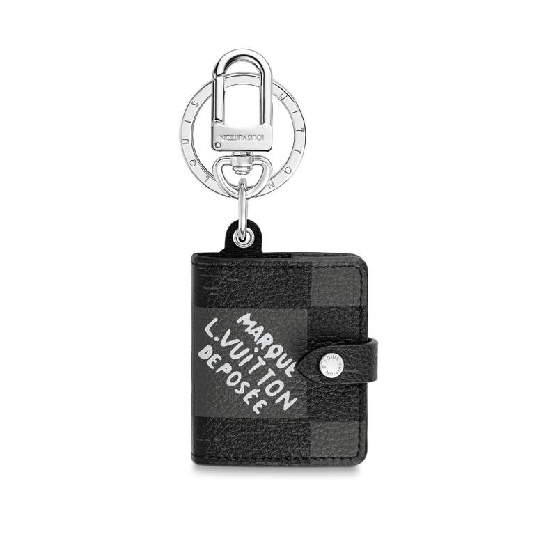 Damier Archives Notebook Bag Charm And Key Holder 1