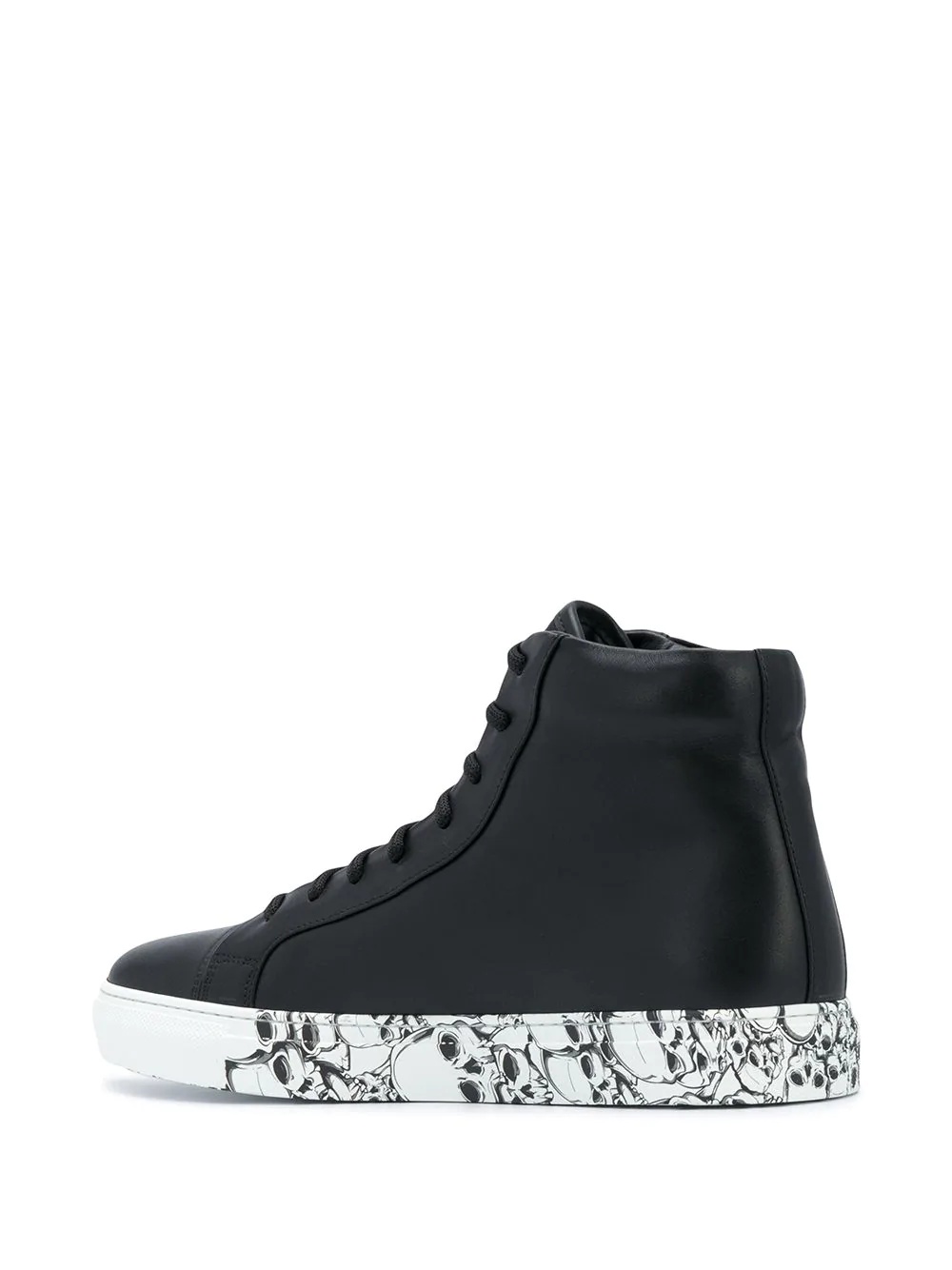 skull-print high-top sneakers - 3