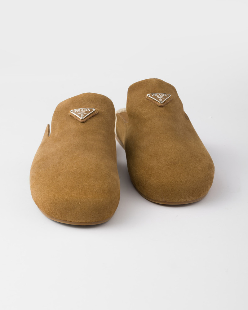 Suede mules 5