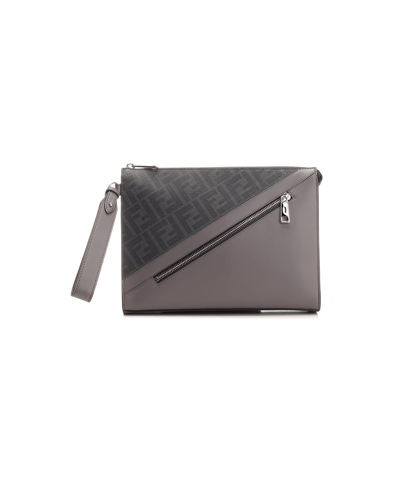 Fendi Diagonal Flat Pouch - 1