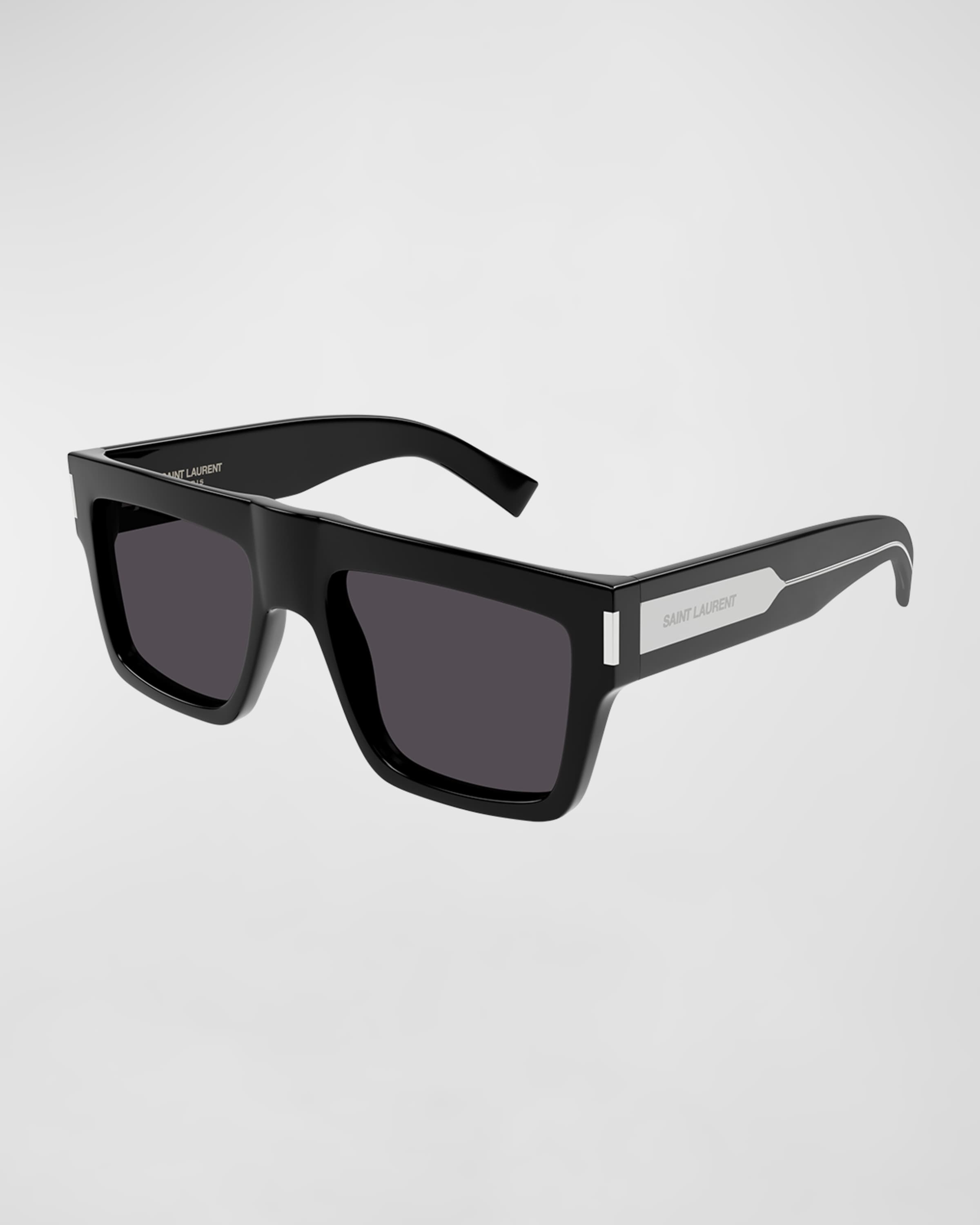 Men's SL 628 Acetate Rectangle Sunglasses - 1