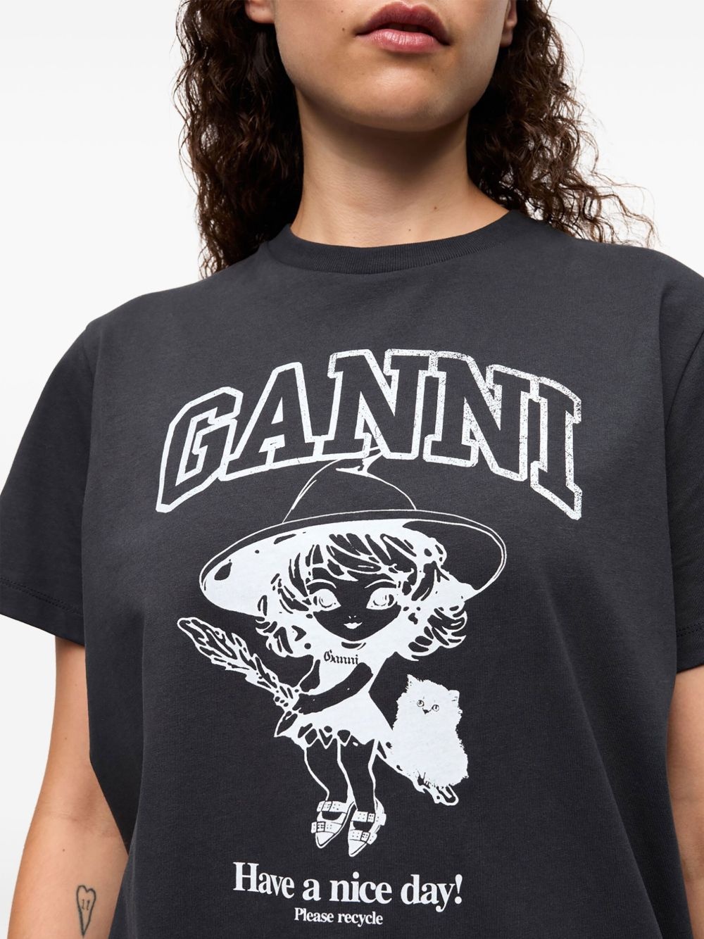 logo-print T-shirt - 5