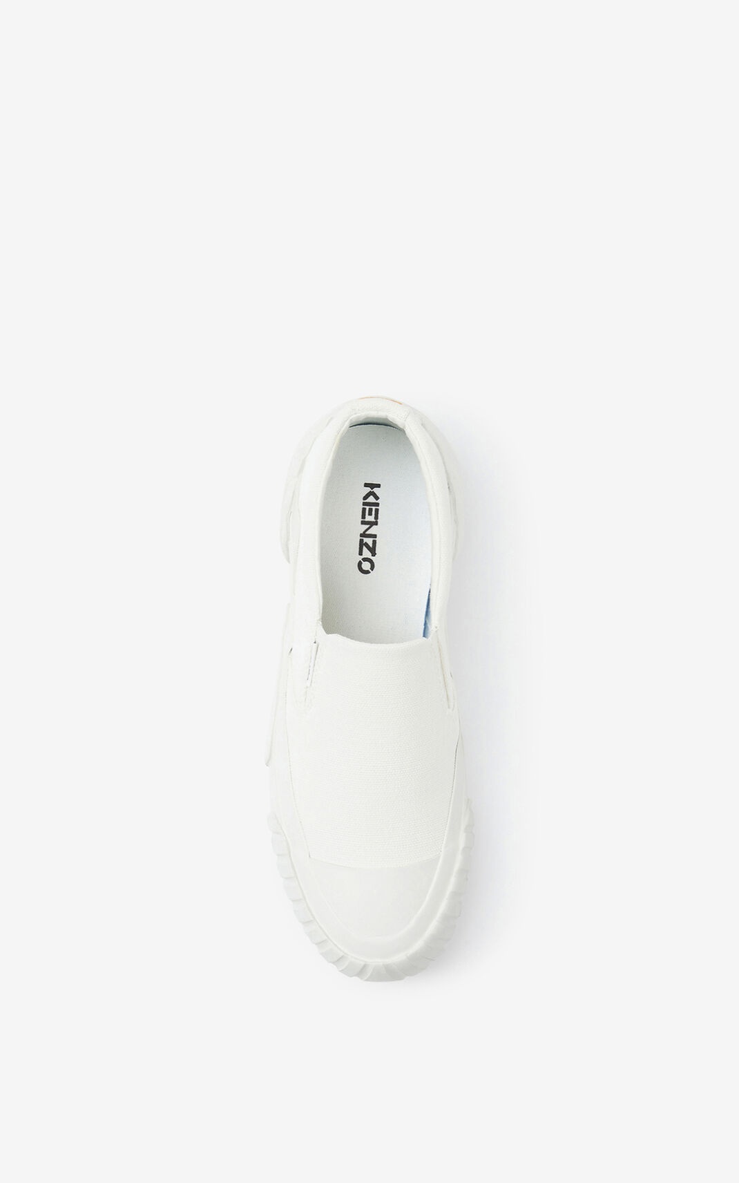 Slip-on canvas Tiger Crest trainers - 4