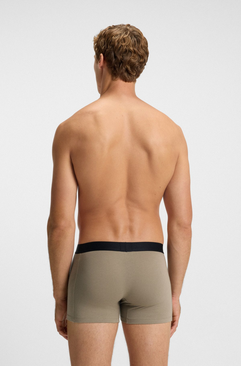 BOSS THREE-PACK OF STRETCH-COTTON BOXER BRIEFS outlook