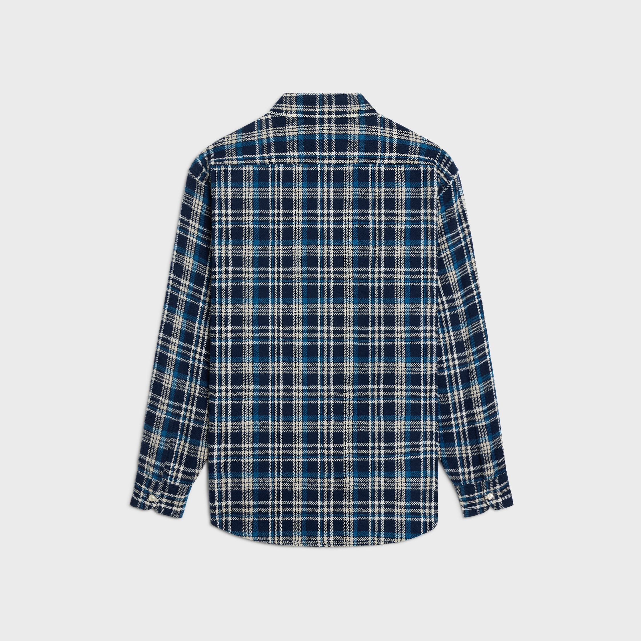 loose lumberjack shirt in check cotton - 2