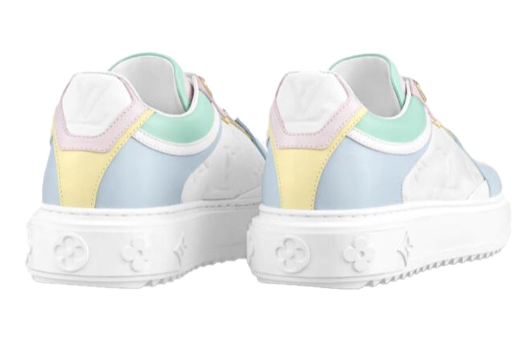 (WMNS) LOUIS VUITTON Time Out Sneakers 'White with Baby Shades' 1A8VTZ - 4
