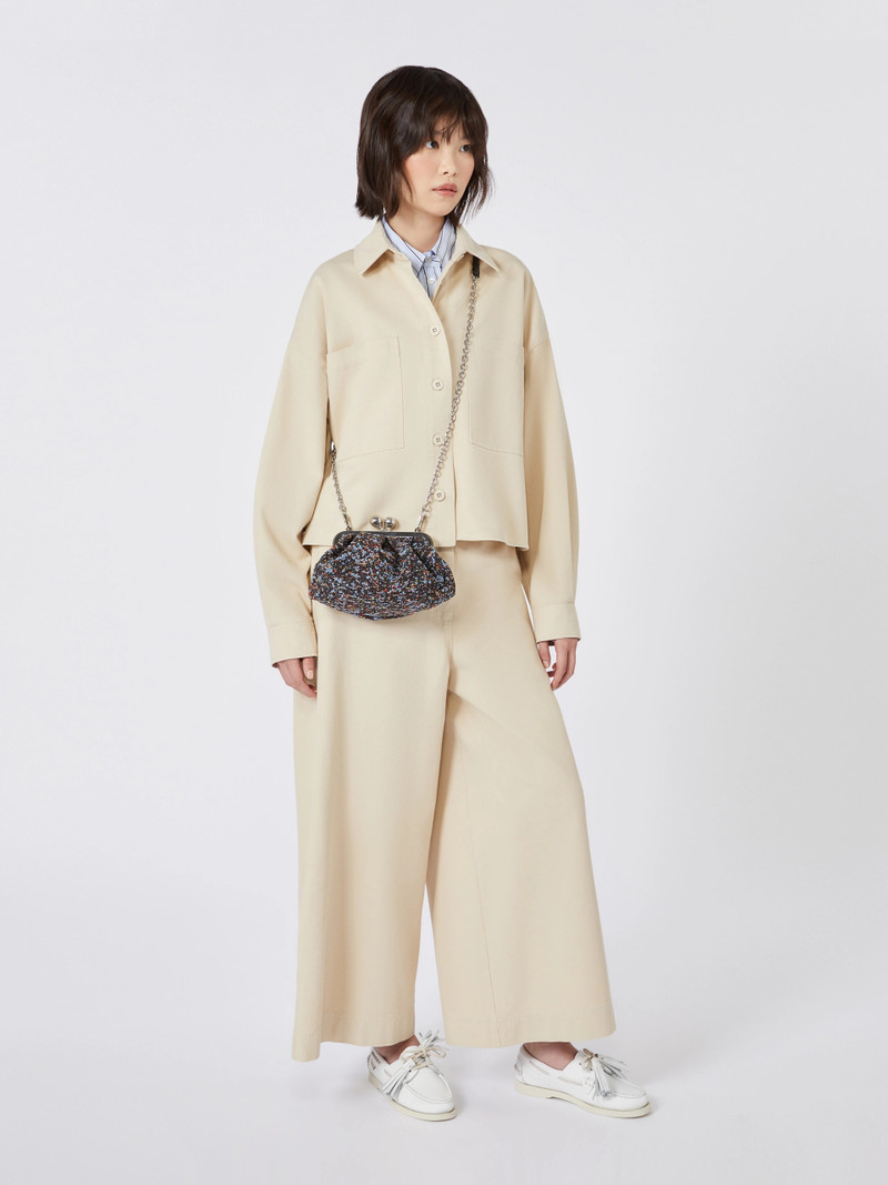 ACCENNI Small wool bouclé Pasticcino Bag - AVIO 6
