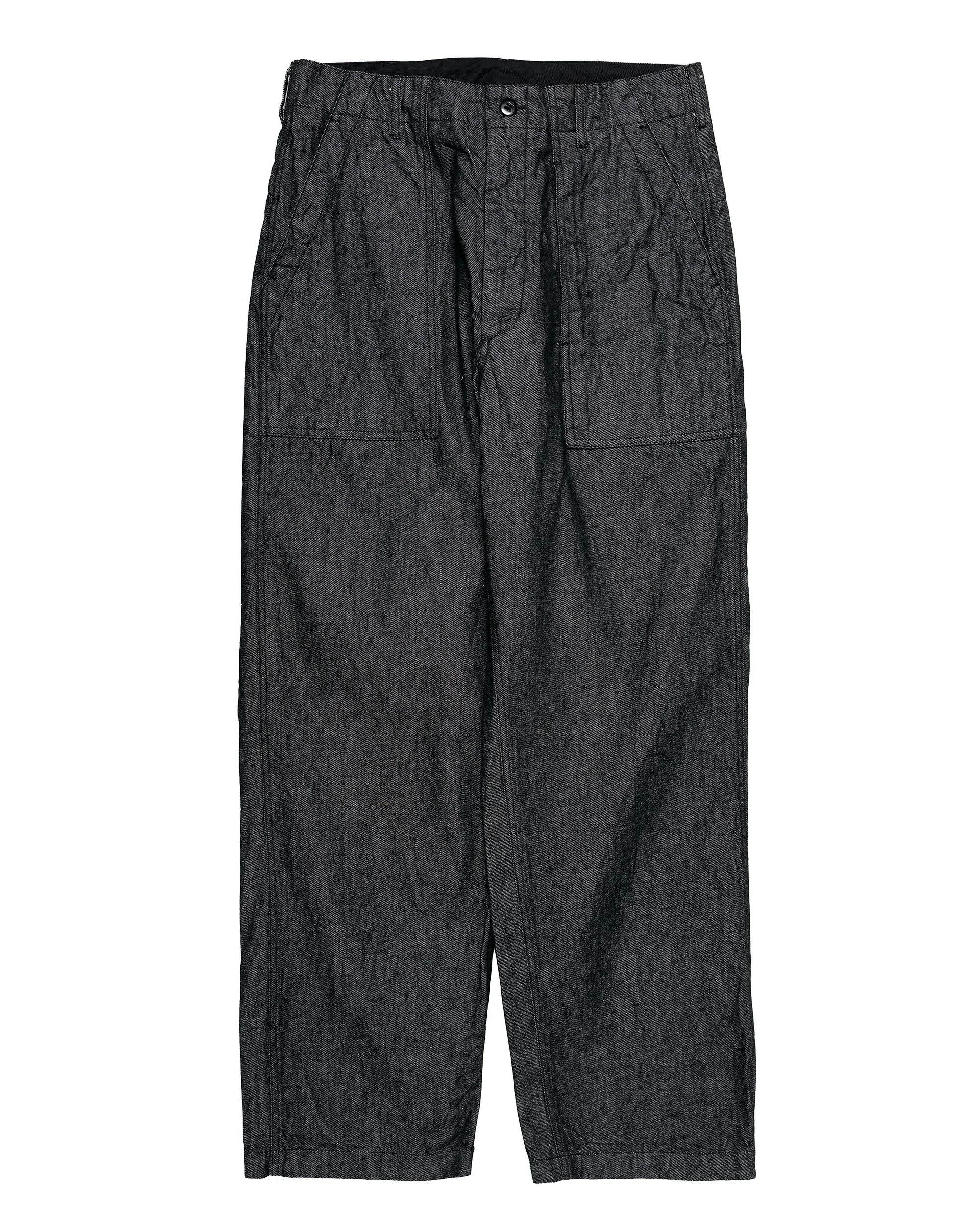 Fatigue Pant Black Cotton Cone Denim - 1
