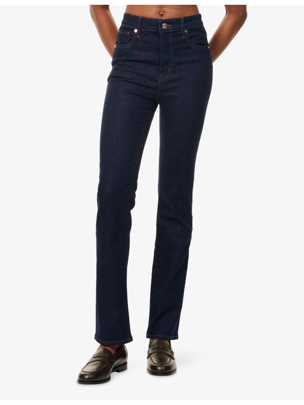 The Pencil Slim-Leg Stretch-Denim Jeans - 3