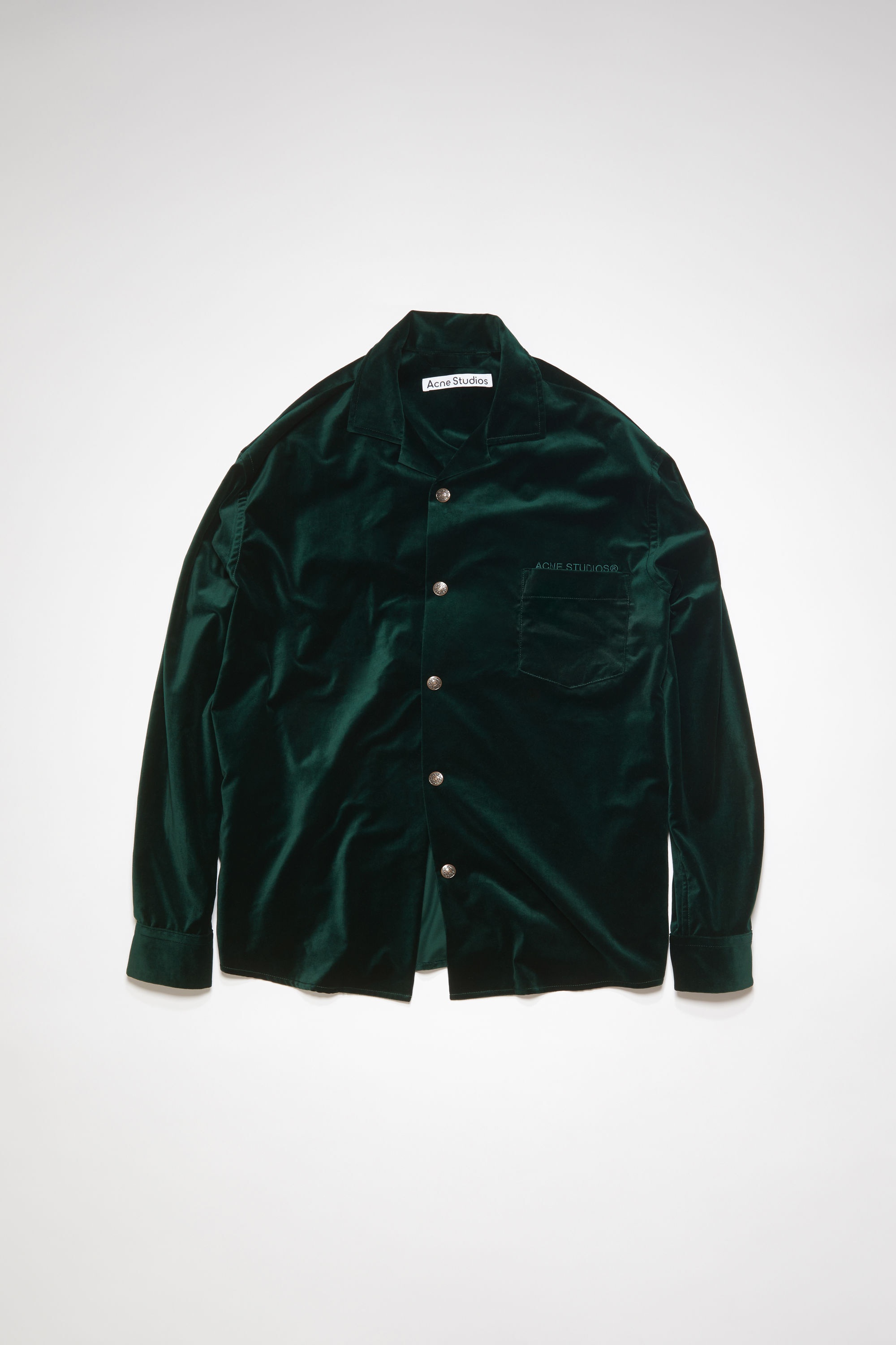 Button-up overshirt - Dark green - 7