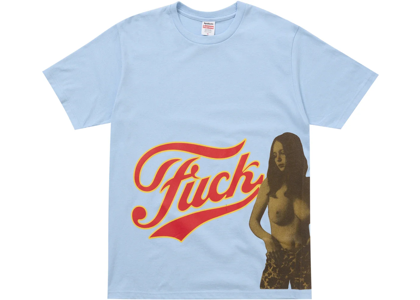 Supreme Hysteric Glamour Fuck Tee Light Blue - 1