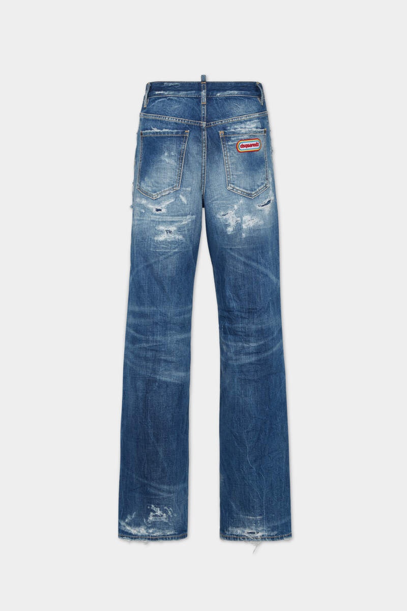 DSQUARED2 MEDIUM SUPER RIPPED WASH SAN DIEGO JEANS | REVERSIBLE