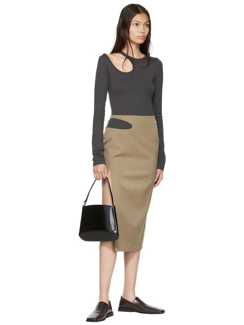 Black Leather Shoulder Bag 4