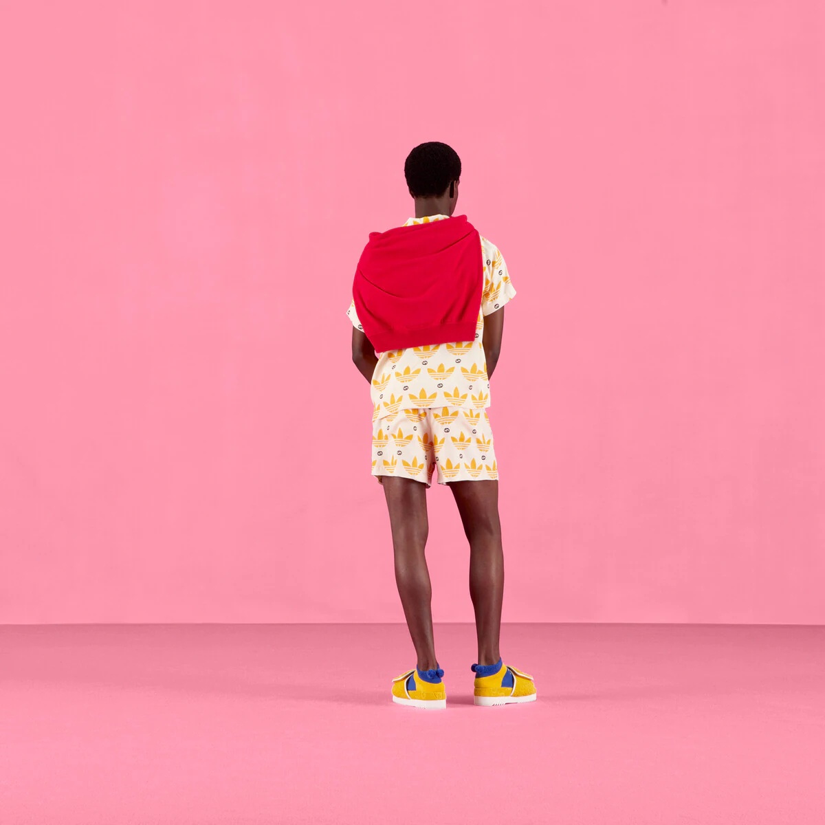 adidas x Gucci Trefoil print shorts - 3