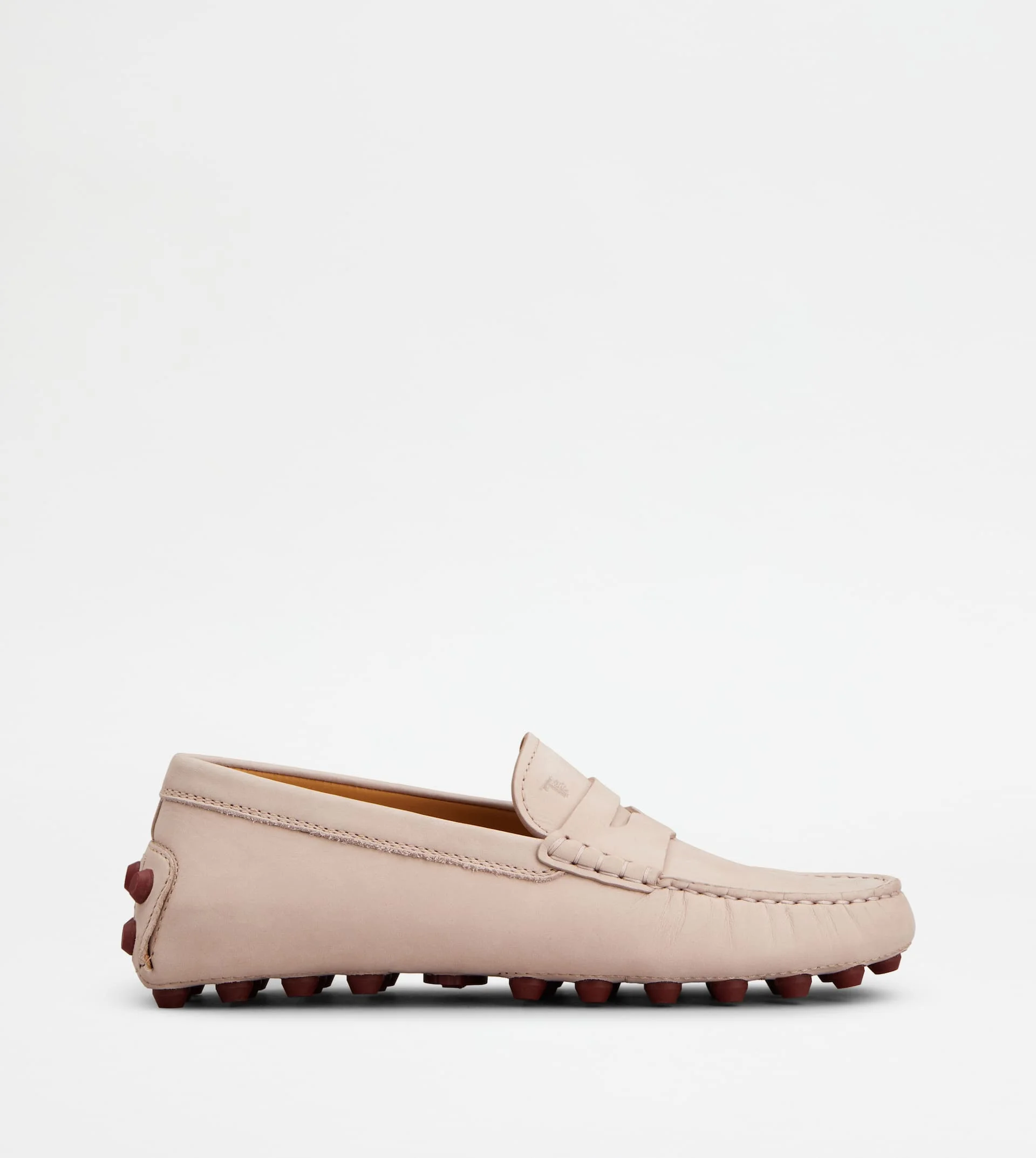 GOMMINO BUBBLE LOAFERS IN NUBUCK - PINK - 1