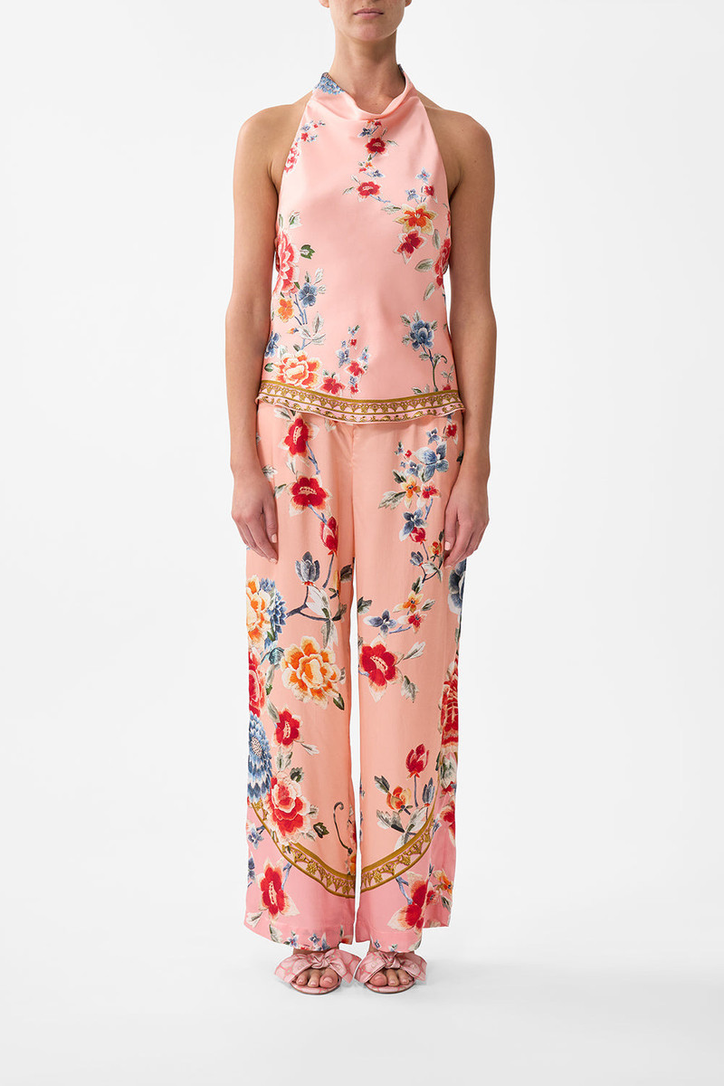 CAMILLA COWL NECK HALTER TOP outlook