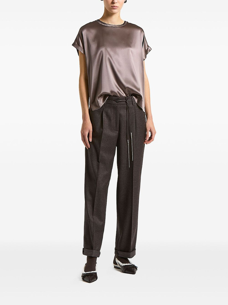 PESERICO crew neck top outlook