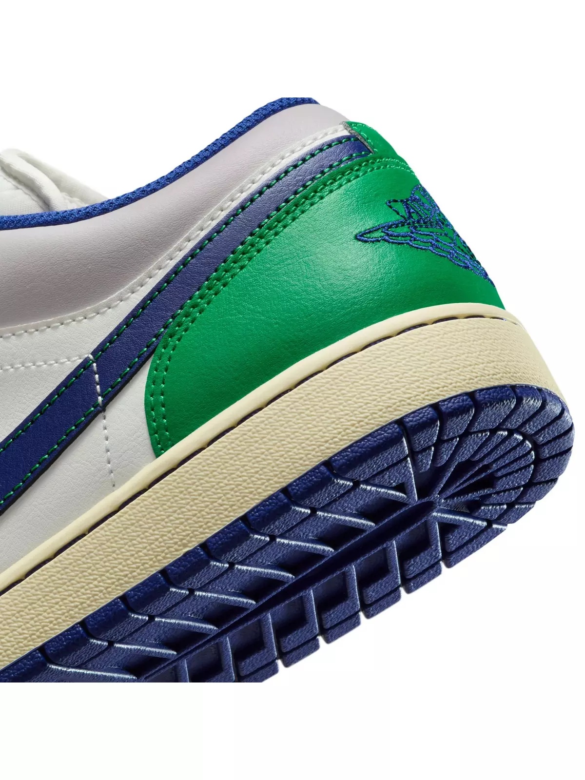 1 Low "Sail/Deep Royal Blue/Stadium Green" Men's Shoe - 11