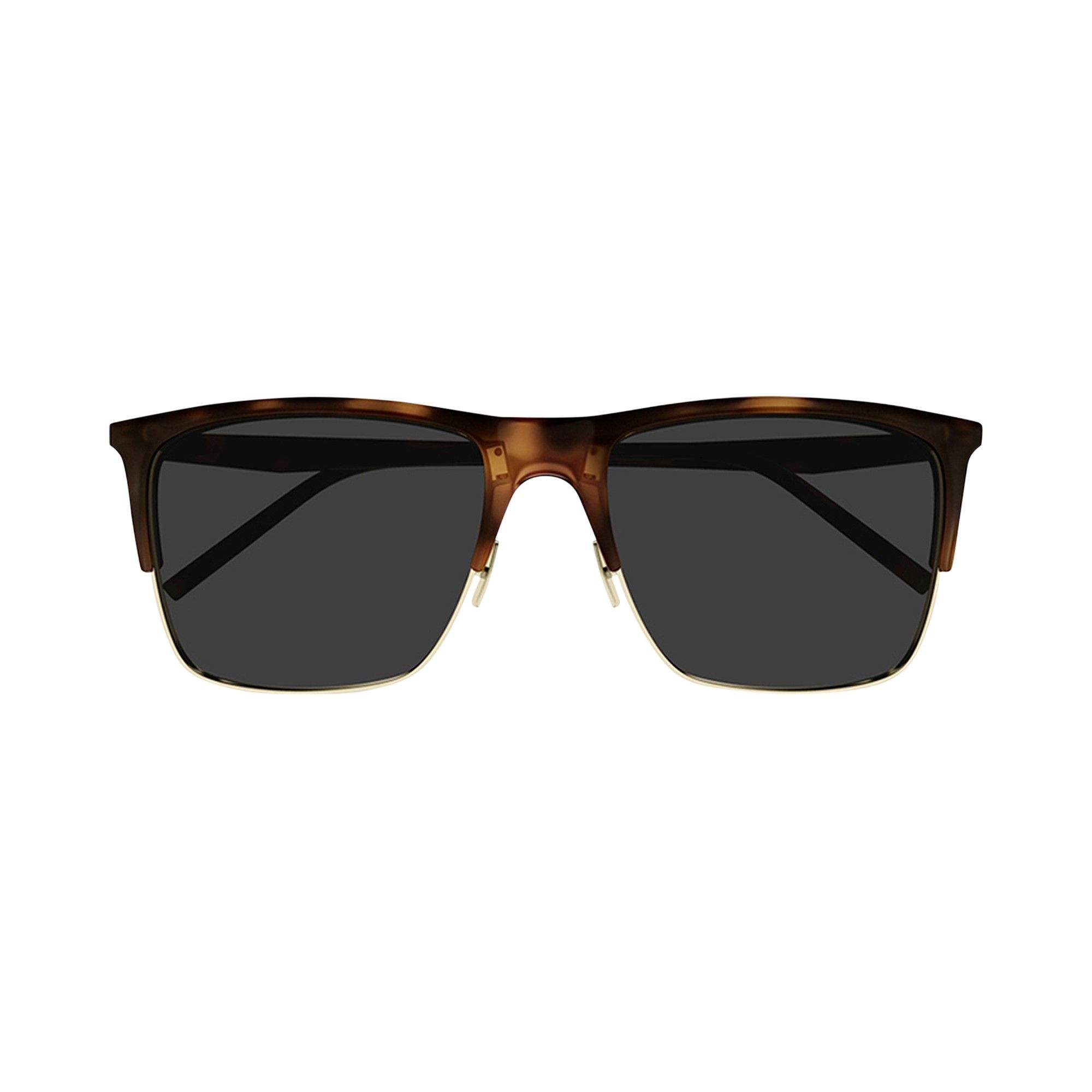 Saint Laurent Rectangular Sunglasses 'Shiny Medium/Shiny Light Gold' - 1