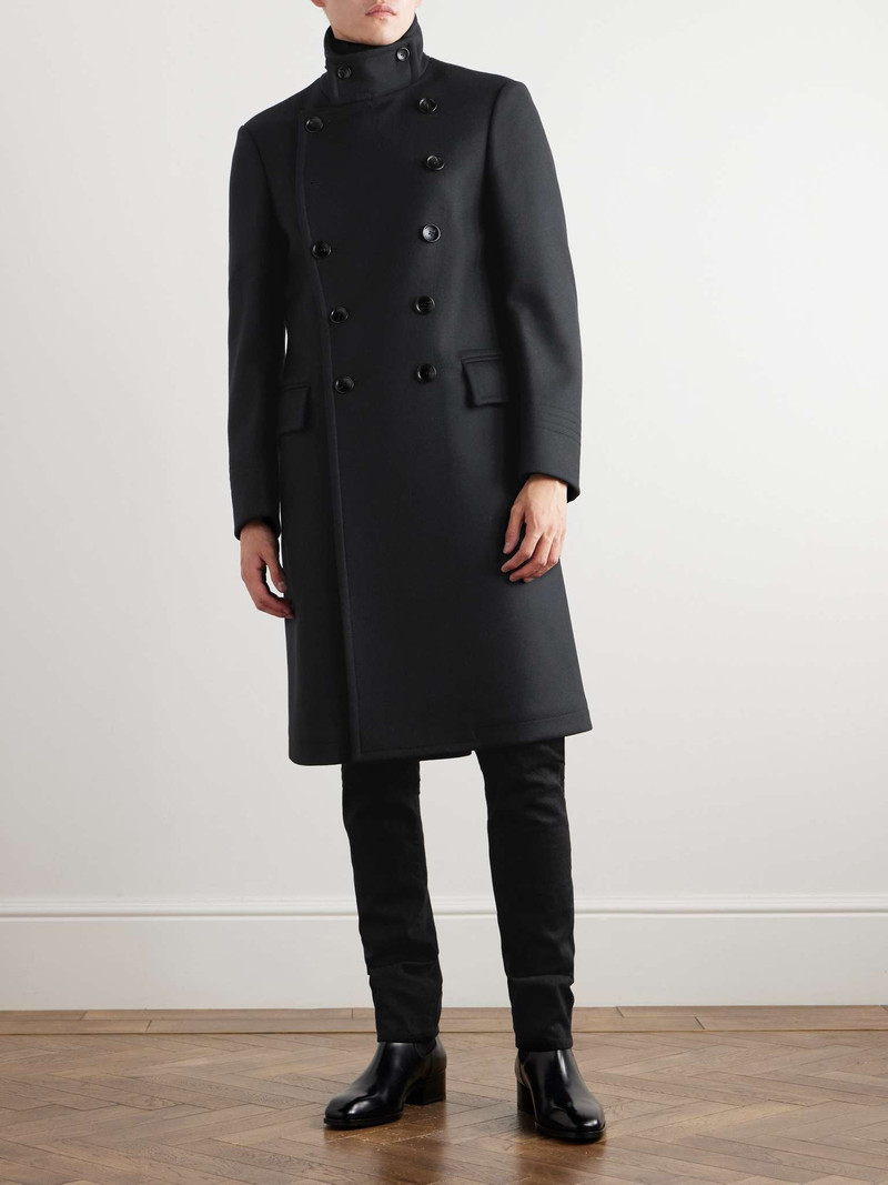TOM FORD Double-Breasted Wool-Felt Coat outlook
