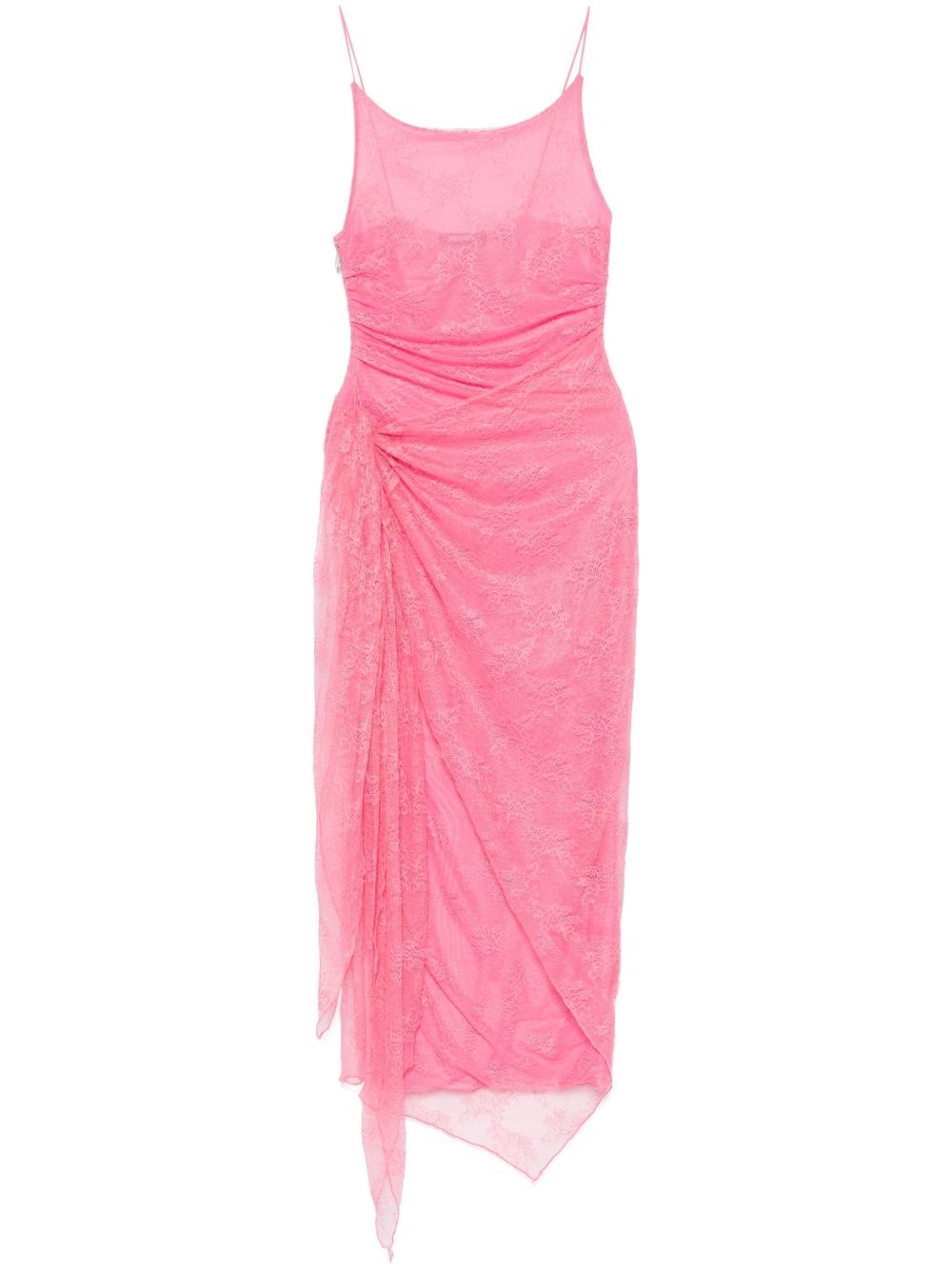 lace midi dress - 1