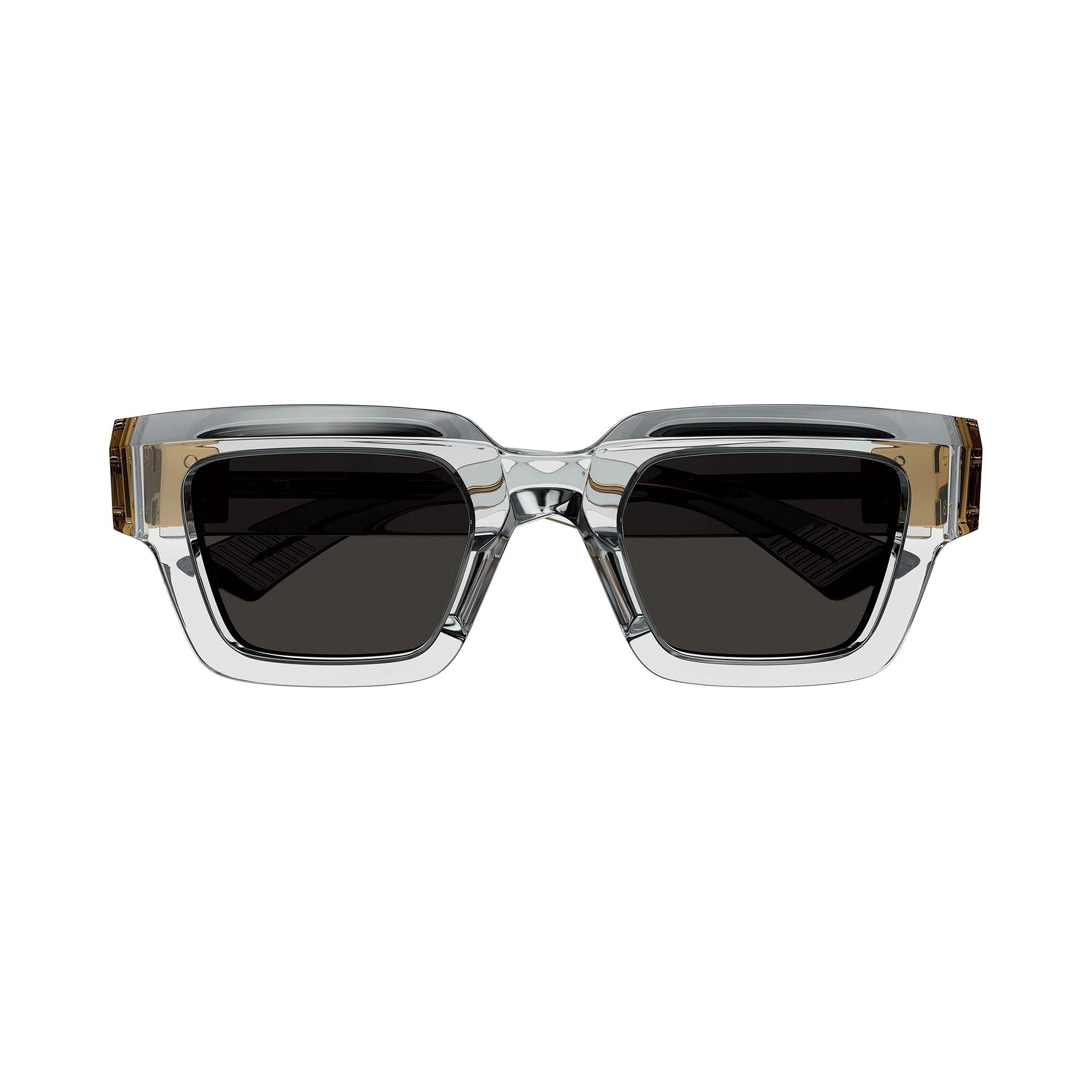 Bottega Veneta Tri-Fold Square Sunglasses 'White' - 1
