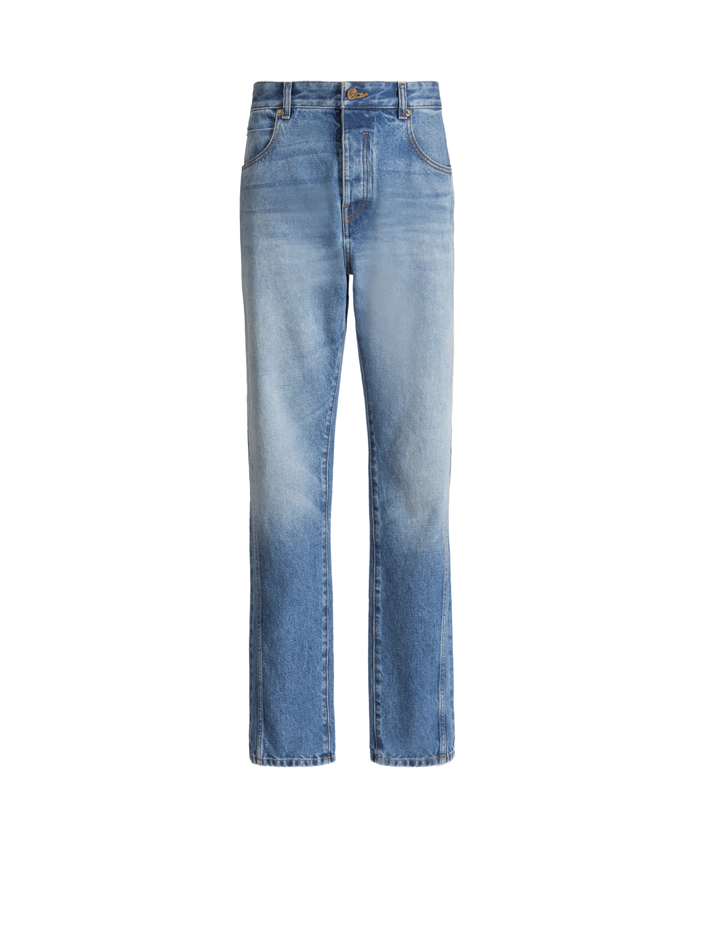 Straight-leg Blue denim jeans - 1