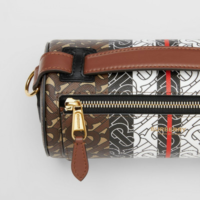 Burberry The Monogram Stripe and Leather Barrel Bag outlook