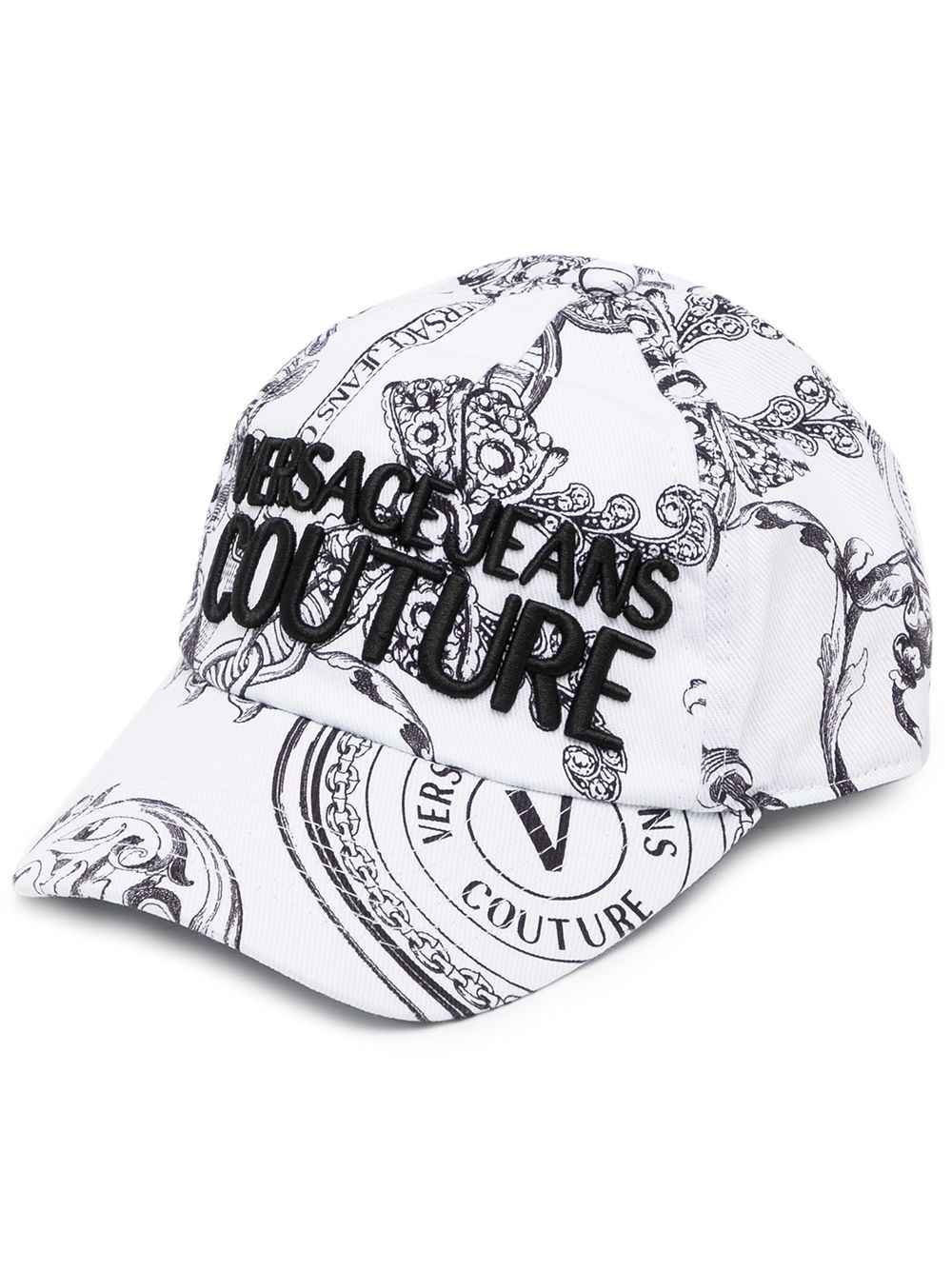 baroque print baseball cap - 1