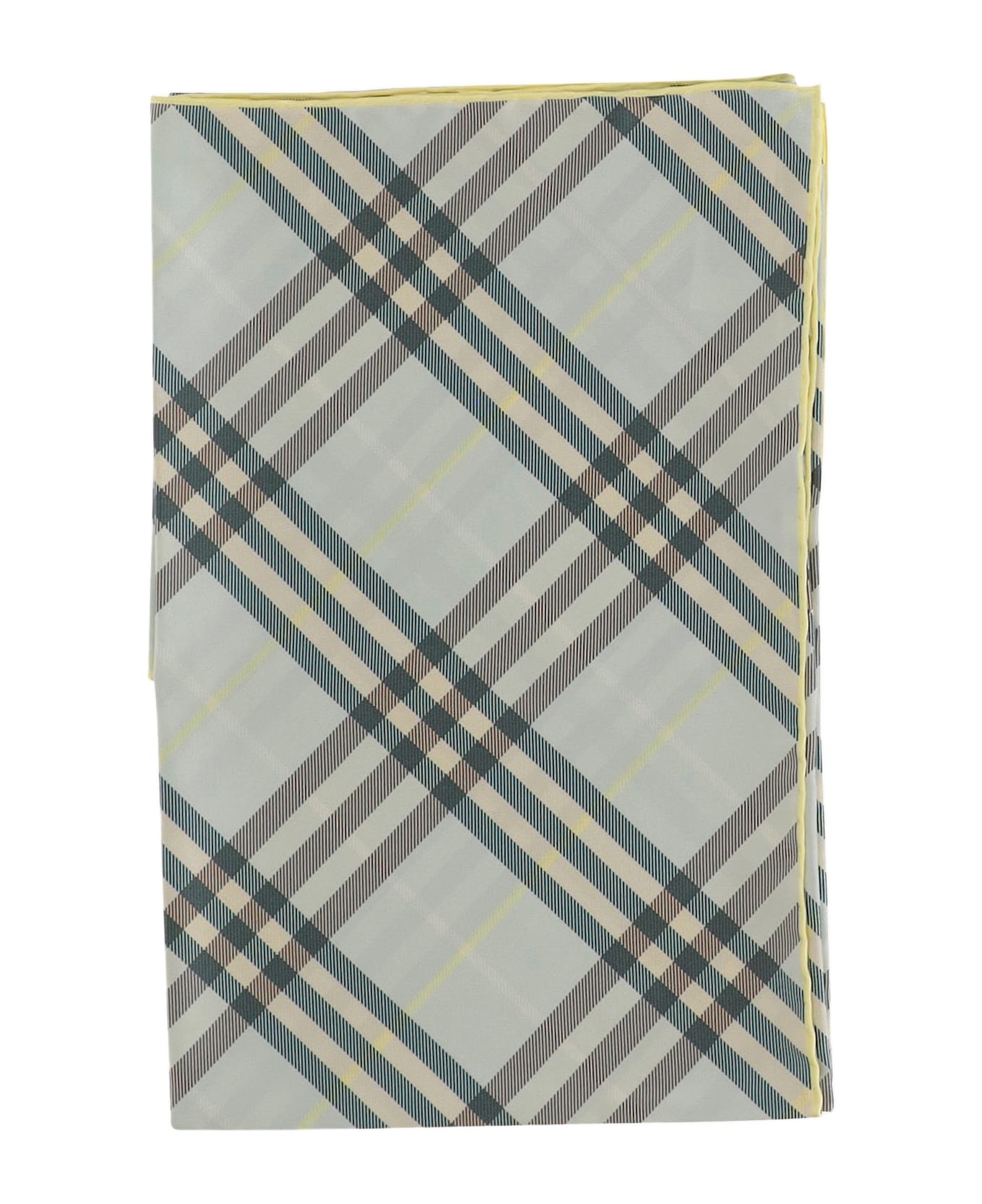 Silk Check Scarf - 1
