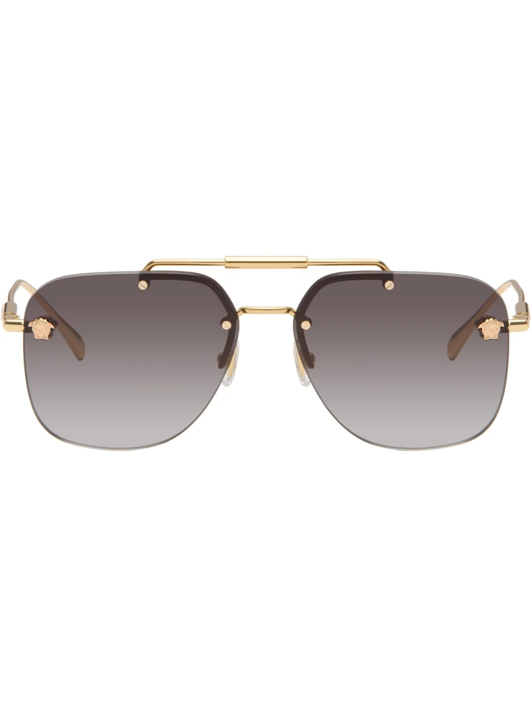 Gold Aviator Sunglasses - 1