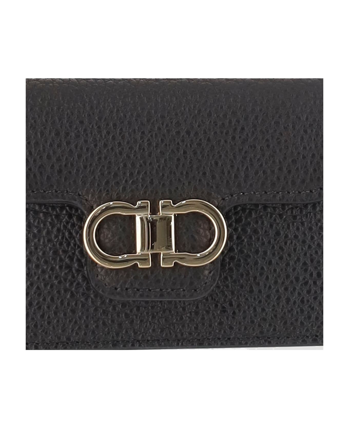 Gancini Leather Wallet - 4