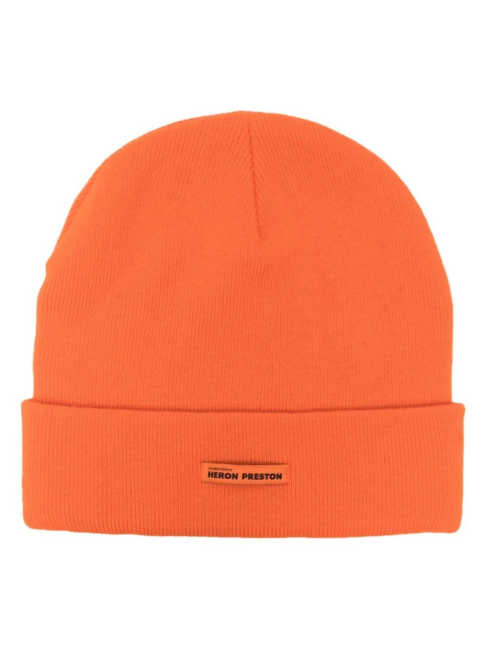 logo-tag wool beanie - 1