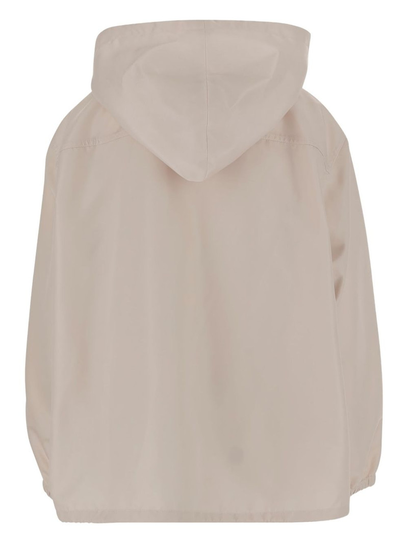 Carven logo-print jacket outlook