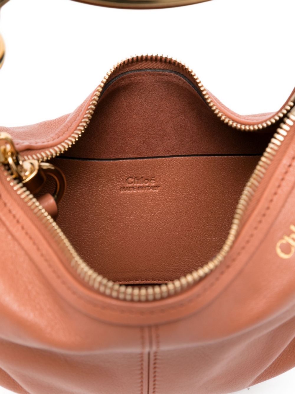 mini Bracelet leather tote bag - 5