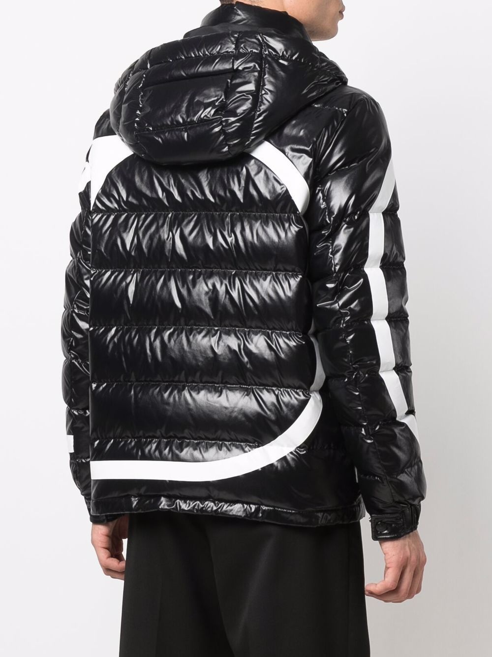 logo-print puffer jacket - 4