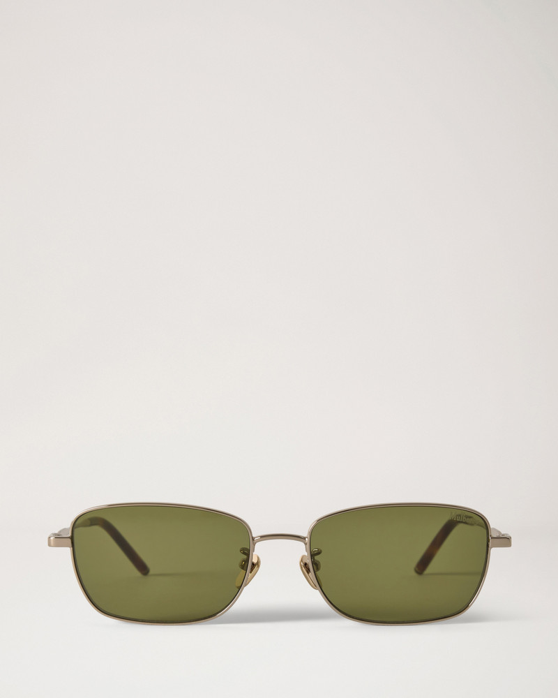 Ellis Sunglasses Mulberry Green Metal & Bio Acetate 1