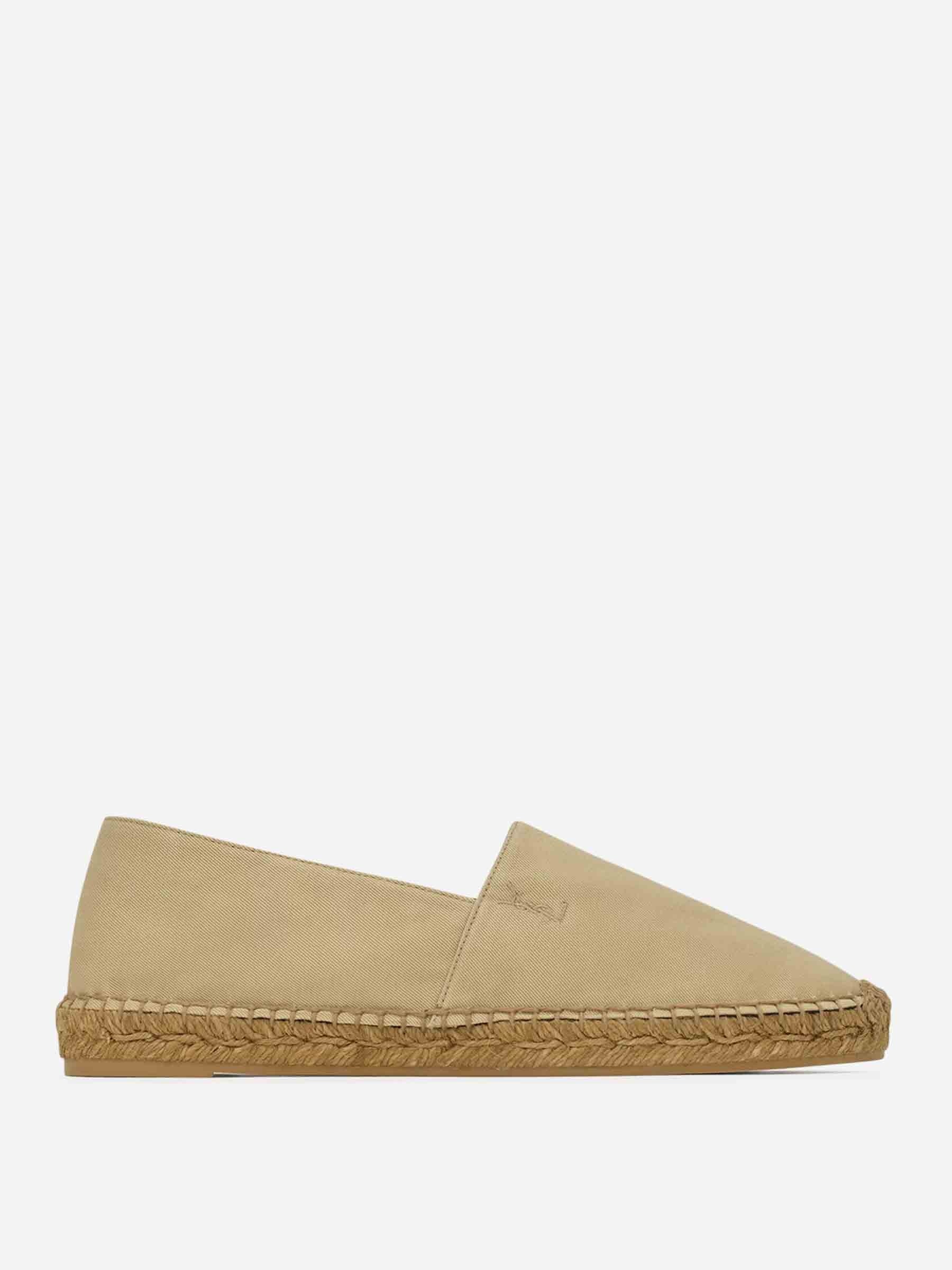 COTTON GABARDINE ESPADRILLES - 1