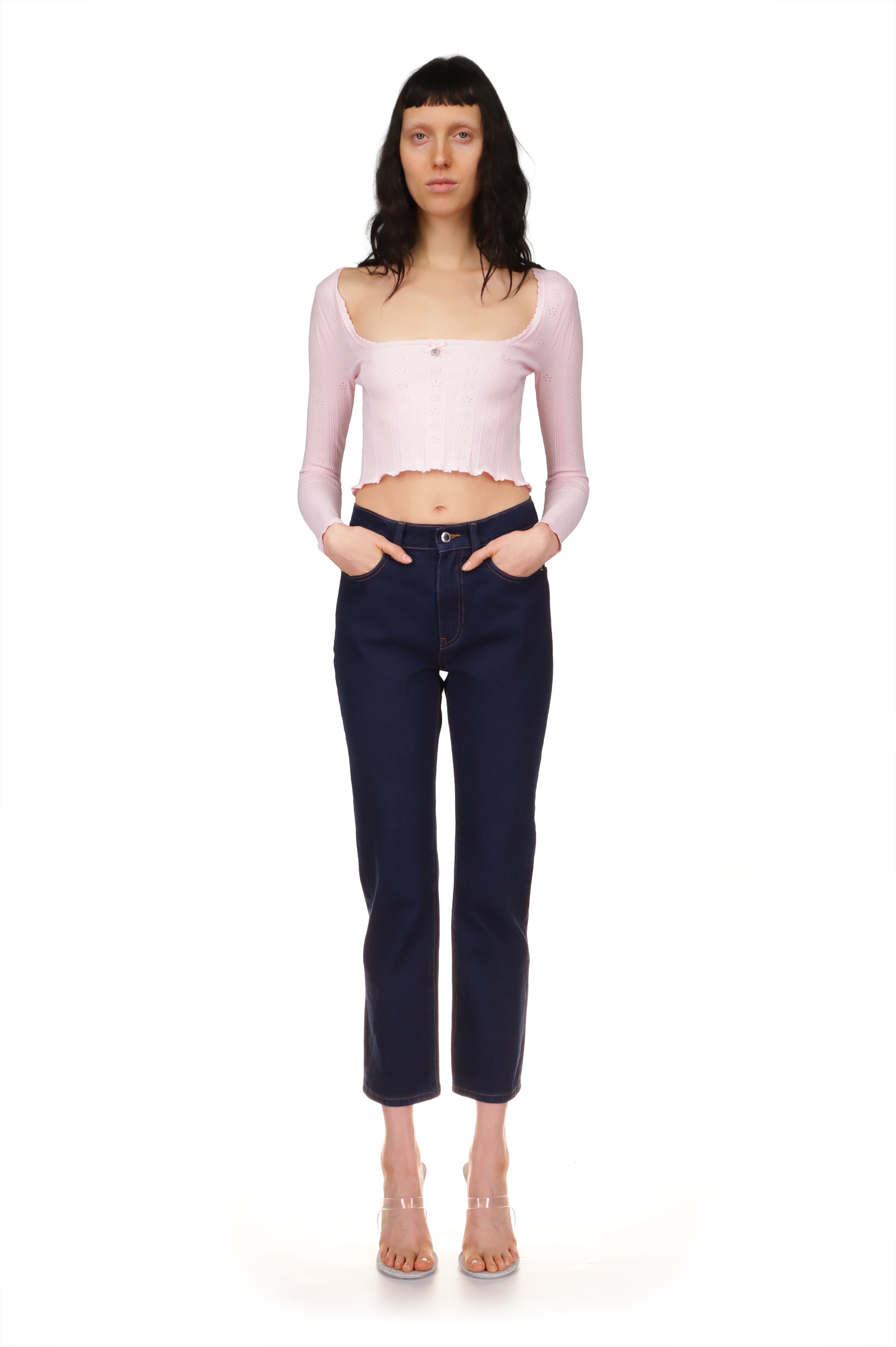 OG HIGH-RISE STOVEPIPE JEAN IN DENIM - 1