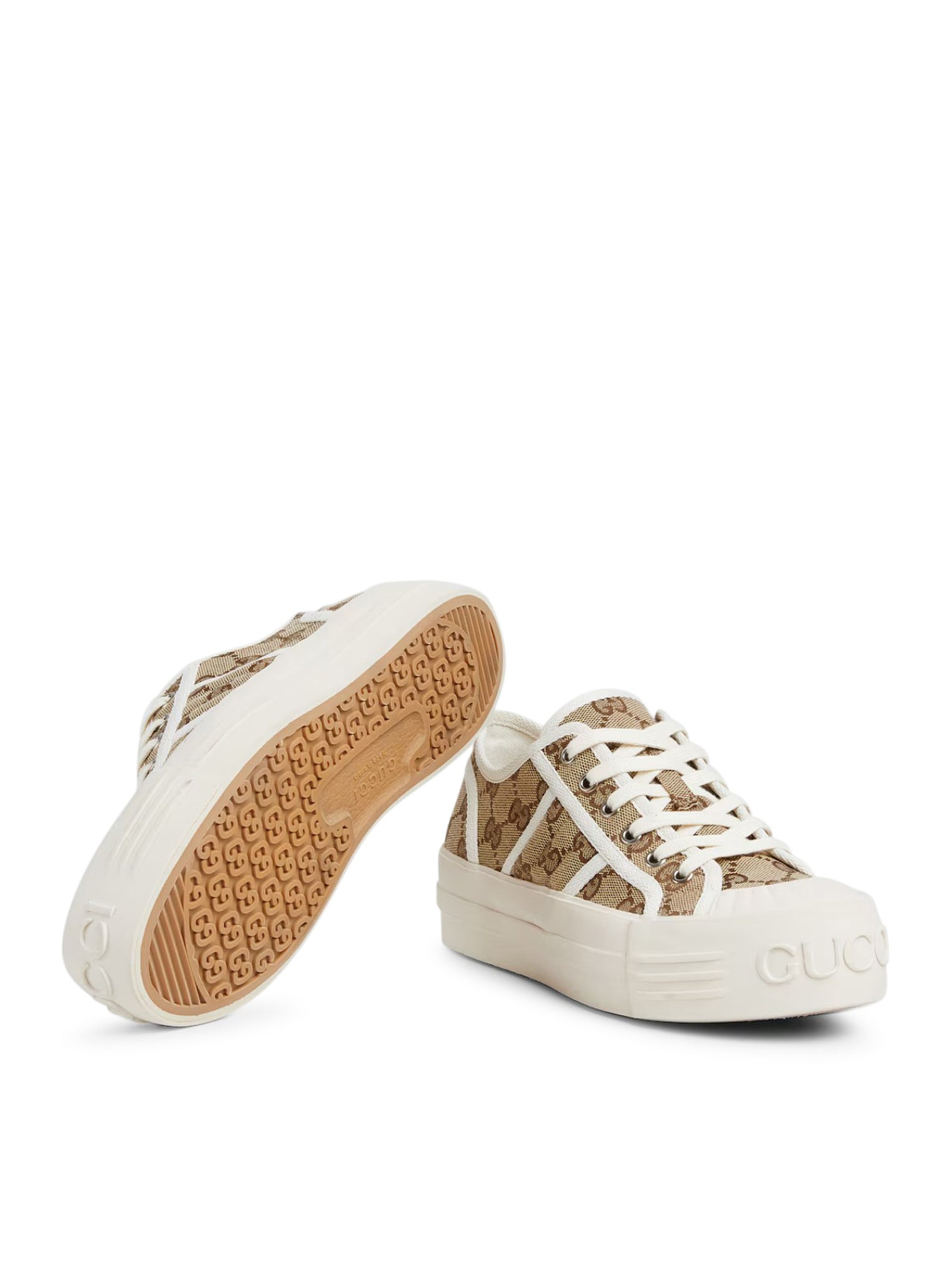 "GG" SNEAKER WITH OVERSIZED SOLE - 4