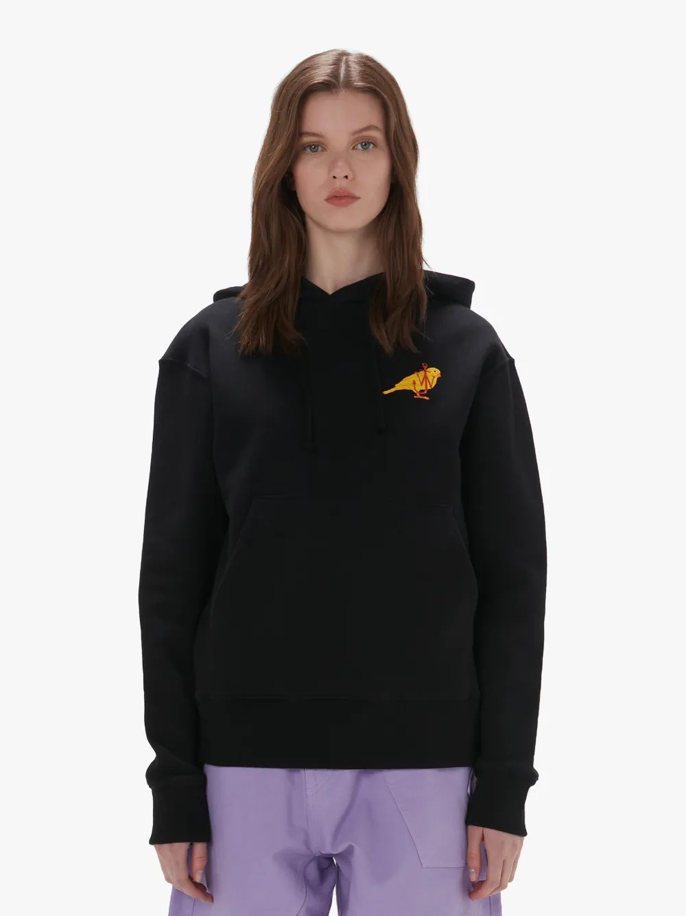 HOODIE WITH CANARY EMBROIDERY - 2